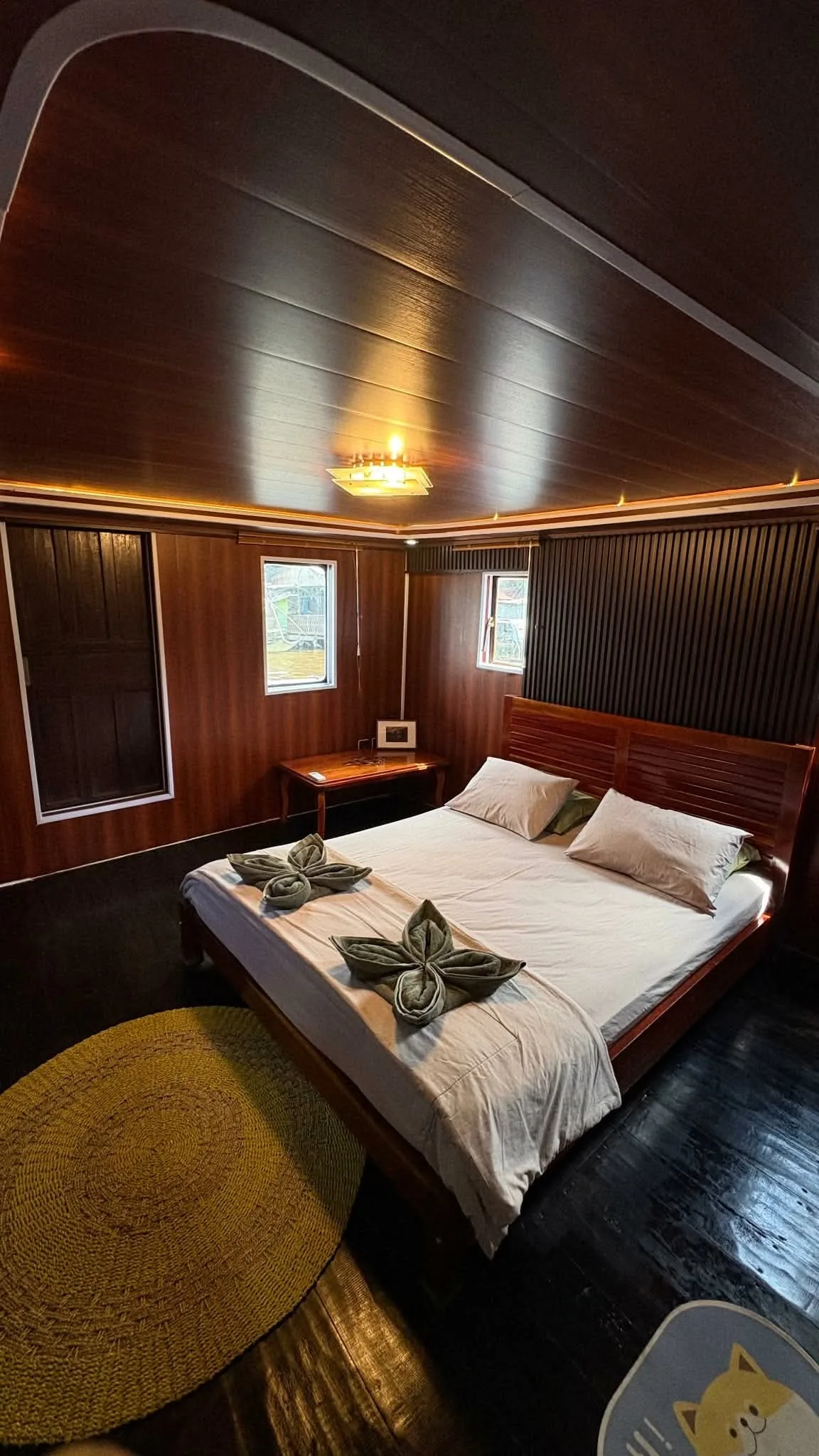 Private cabin below deck