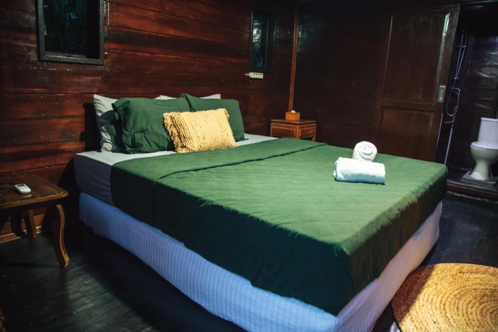 below deck bedding on klotok